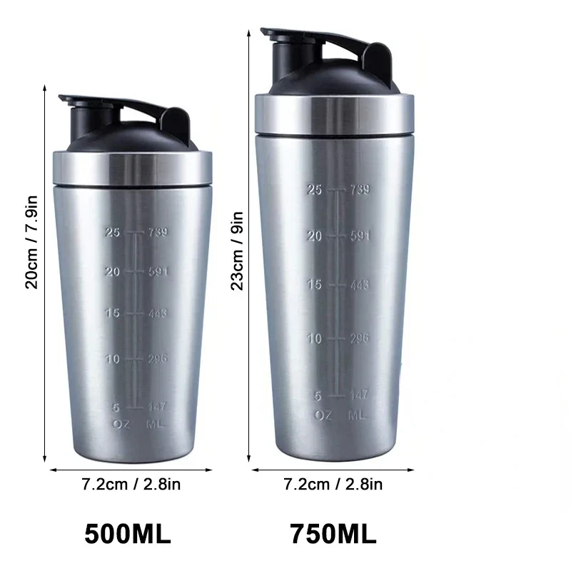 แก้วเชคโปรตีนสแตนเลสแบบพกพา แก - Fitness Nutrition Protein บทวิจารณ์และราคา
