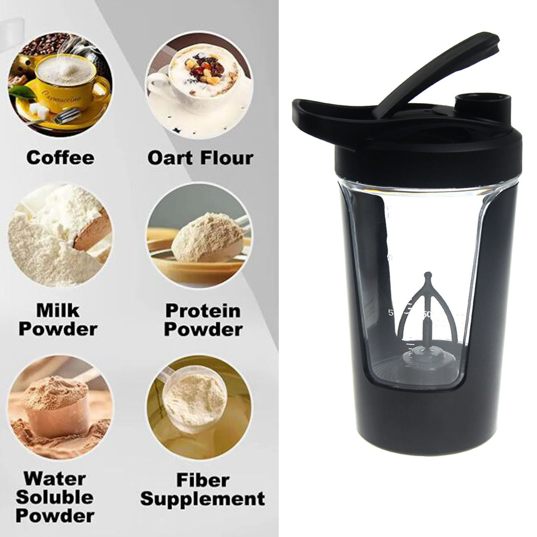 450ml เครื่องปั่นถ้วยแบบพกพาผง - Nutrition For Fitness And Sports บทวิจารณ์และราคา