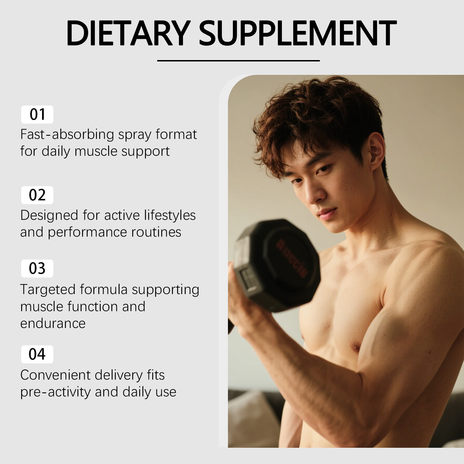 สเปรย์เสริมสร้างกล้ามเนื้อ เพิ - Nutrition Fitness Supplements บทวิจารณ์และราคา