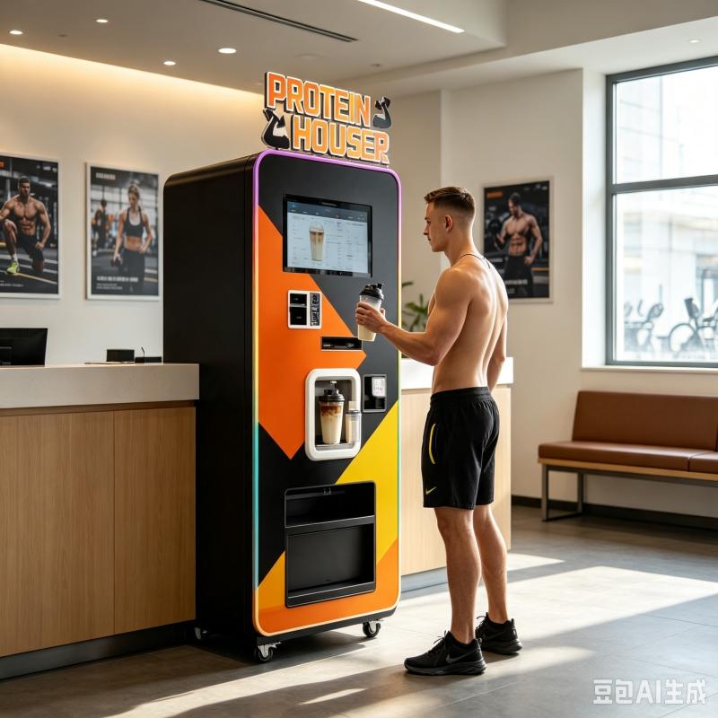 เครื่องจำหน่ายโปรตีนเชคแบบอัตโ - Fitness Nutrition Protein บทวิจารณ์และราคา